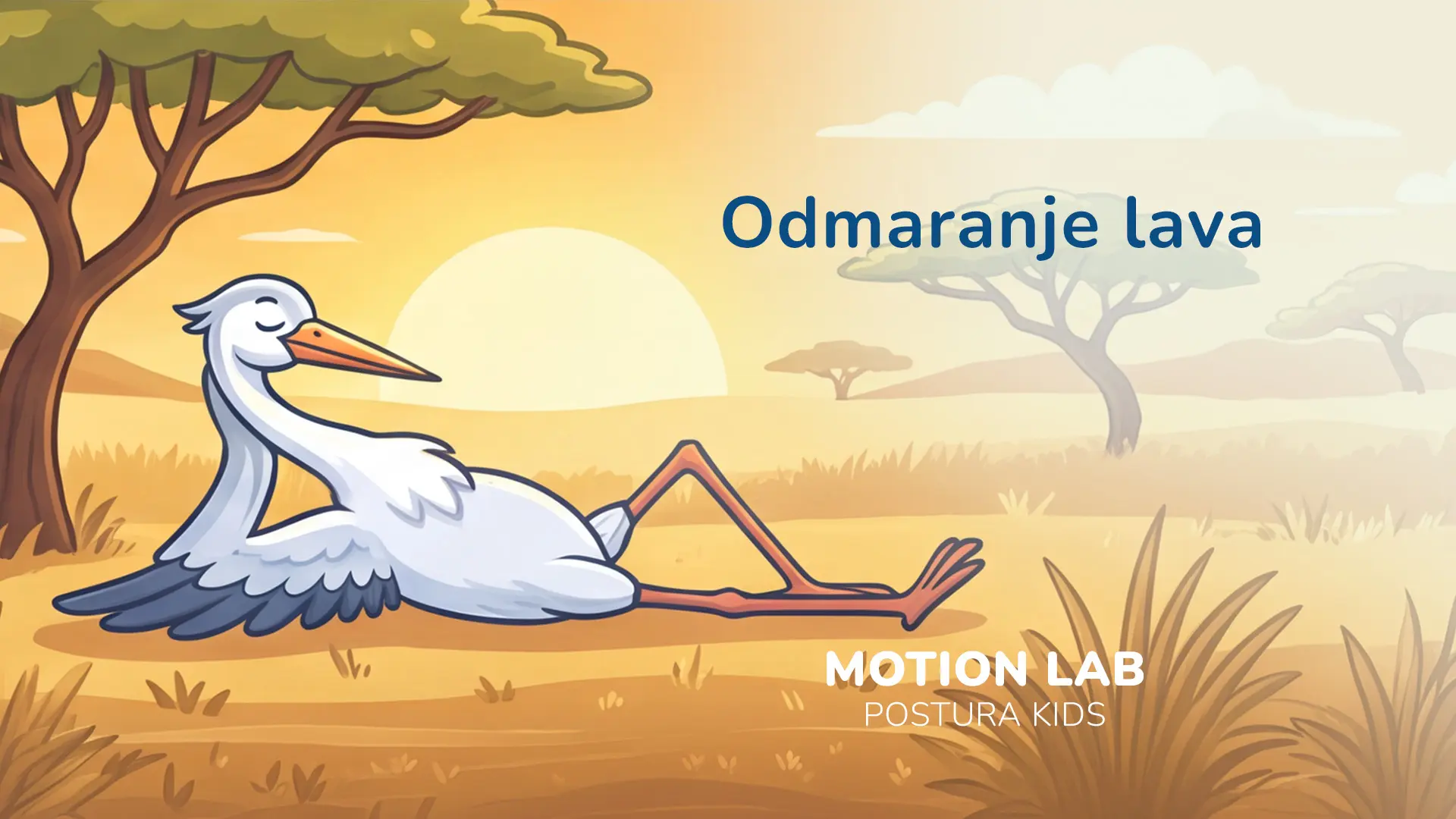 Postura Kids vježba - Odmaranje lava